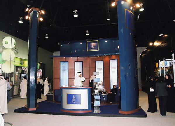 Dubai bank stand was deliver at carrier fair