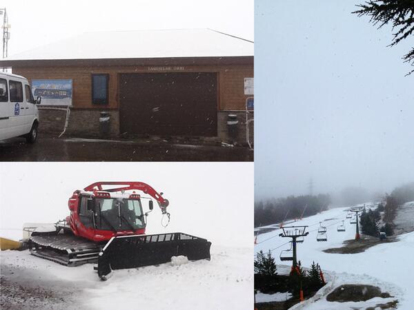 baqueira_beret's tweet photo. Nieva desde las 7 de la mañana, área de #Baqueira abierta el #findesemana y dan sol... ¿Qué más se puede pedir? http://t.co/cJIKzT2ERh