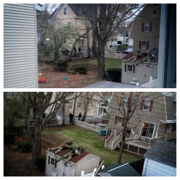 View from my house...crazy #watertown