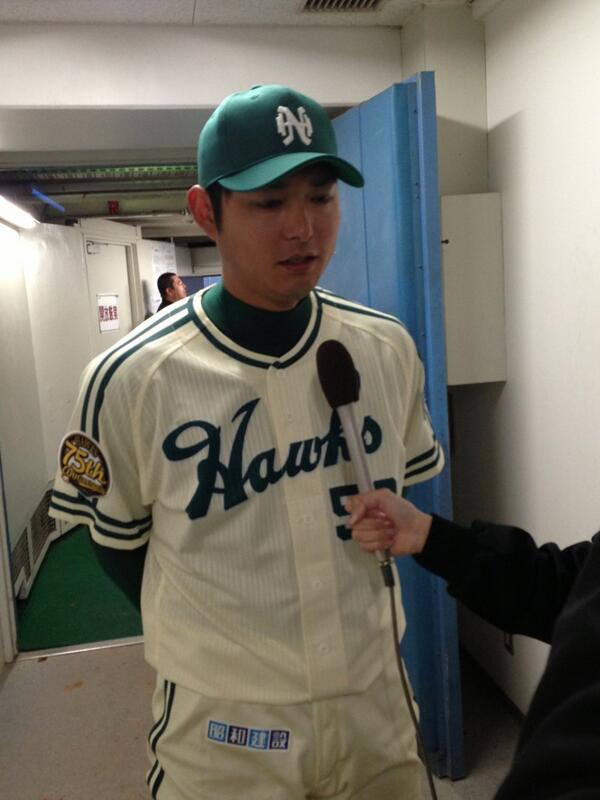 攝津投手 投げる試合は、すべて勝つつもりで投げています。 大阪の