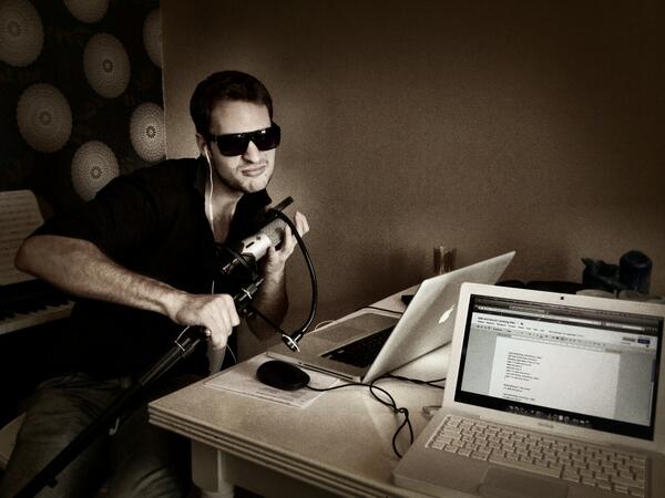 Back in the lab with this very cool and hip songwriter :-) <a href="/benjaminsamama/">Ben Samama</a>