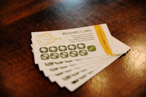 PastaBoxMiami's tweet image. Got your Reward Card? Get a stamp for each Pasta Box purchased. One fully stamped card is worth a Piccolo Pasta Box.