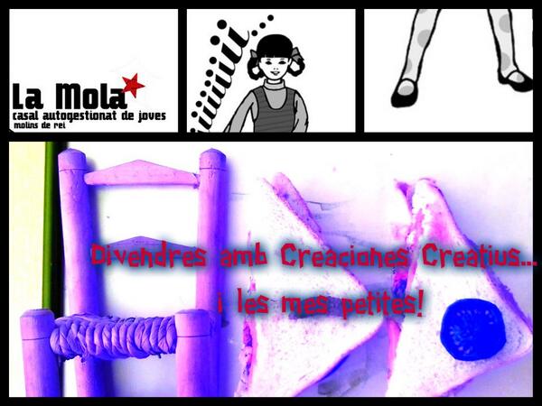 Avui obren la Kafeta la La Xauxa Xica i Creaciones Ceatius!! Com sempre, a partir de les 19:00h, us hi esperem!!