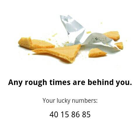 IndieQueen432's tweet image. Literally the best fortune I could have at a time like this :) #lookingup #stormsover