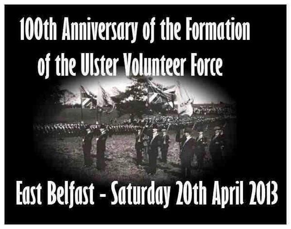 11thrircod's tweet photo. In loving memory of all the men and women who 100 years ago , formed the  UVF , FGAU, #UVF100 http://t.co/MqymixkhGs