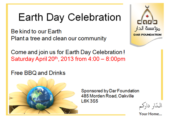 darfoundation's tweet photo. An evening of fun, food, friends, and a duty to your community! Come Out to Dar's 1st #EarthDay Event! http://t.co/nezgNI81Ft