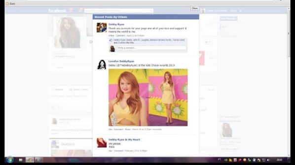 DebbyRSource's tweet photo. I still can't believe Debby (@TheDebbyRyan) noticed our page after 2 years of running! Thank you Debby, once again. http://t.co/hmO66BMwUh