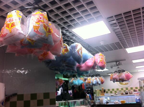 We had a busy day make candy floss for you yesterday! They're going fast so be sure to come in today to get yours!