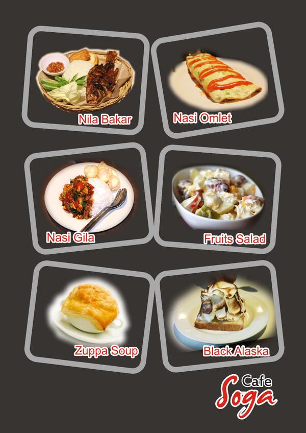 Jangan sampai tidak mencicipi menu kami :D Ayo datang ke Sogacafe! #kulinerjogja #kulinerunik