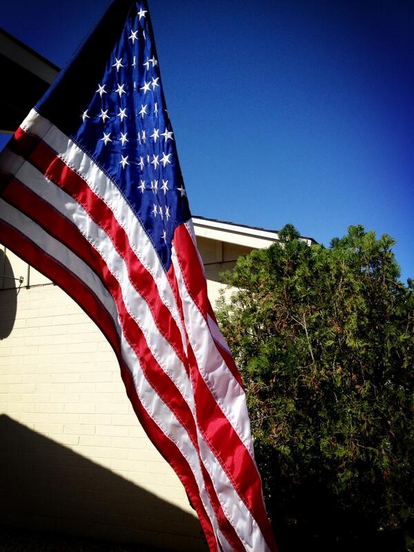Flying the flag today for #Boston! Go team #USA!