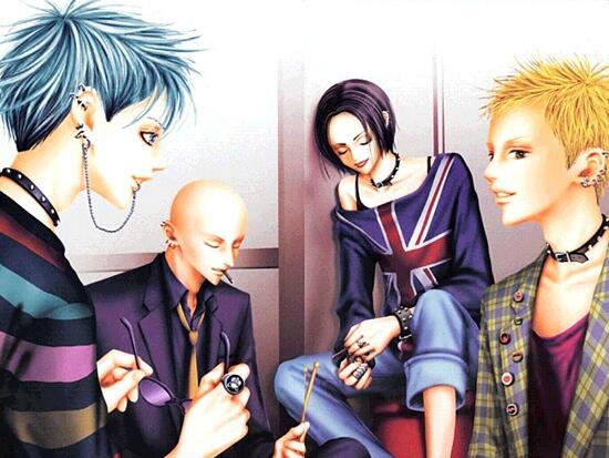 NANA♪】 主人公の一人、大崎ナナのバンド ブラストこと、 『BLACK