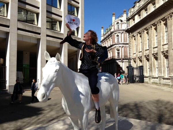 rodricmcgregor's tweet photo. This campaign is dramatic. He's on a horse. #ILoveArctic #gp http://t.co/FG9Z0LkIPa