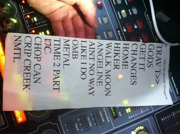 dustersoundguy's tweet image. #theshowhive is LIVE @stringdusters 4/19/13- Greenfield Lake Amphitheater 2 encores: HeGone, Fork, Hillbills,Uncle P