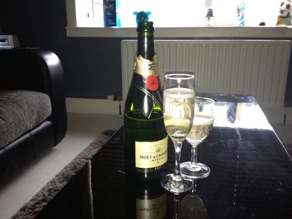julestoi's tweet photo. We celebration drink in ours tonight well done @pfcofficial  and well done @snoble1988  #captain what a birthday wk x http://t.co/jPUmgHoSsY