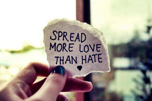 Tea4Taj's tweet image. Spread more LOVE than hate. &amp;lt;3