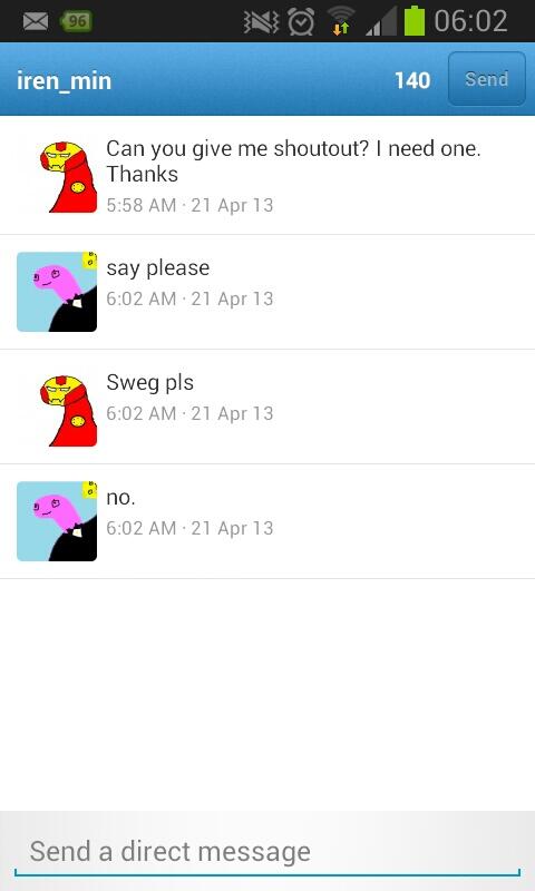 PatreekStar's tweet photo. Ask me for a shawtawt http://t.co/m4fA9cjNRb