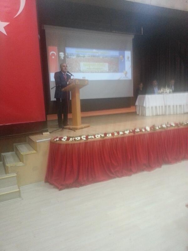Akcatalca's tweet photo. İl başkanımız Aziz Babuscu danışma meclisimizde konuşmalarını yapıyor http://t.co/kSzSDhM4LS