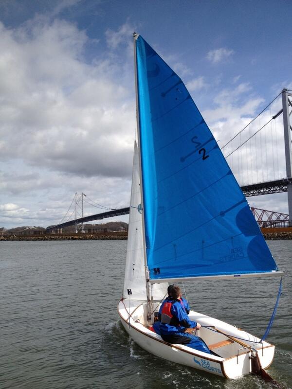 Dinghy Instructor Skills course just heading out of the marina.