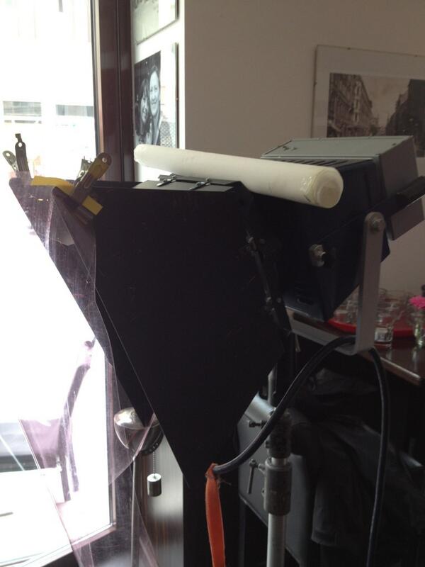 ZebraMobil's tweet image. Am Set für unseren ersten #Kinospot. Ein Hauch von #Hollywood :) #HFF