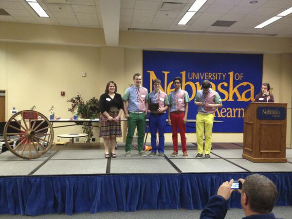 WHSFPS's tweet photo. Congrats to the sophomores who won 1st place in the skit competition. Way to Go! #GWBA #bestdressedtoo http://t.co/o0Z5xbUMvN