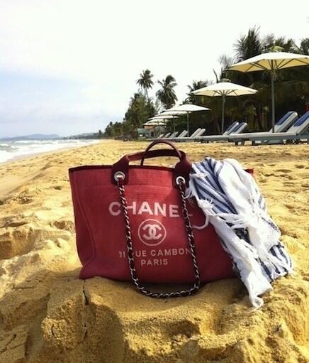 @CHANEL #beachBag #beach #bag #beachyStyle