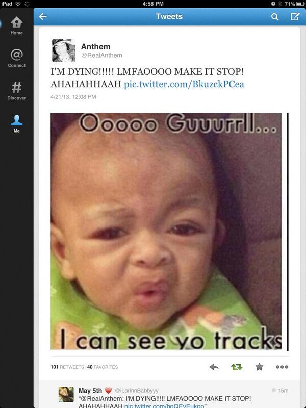 TheAnthemPromo's tweet photo. LMAOO!!!!! Look at the picture below  @realanthem posted http://t.co/XK7hX11Dza