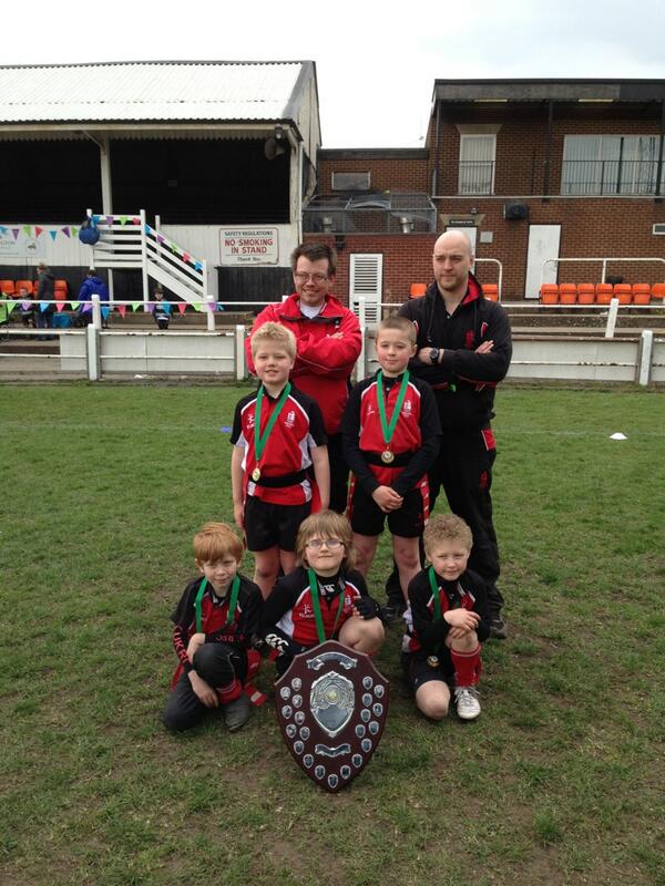 Get in! Walsall under 7s have just won the Staffordshire festival! So proud of you Freddie!