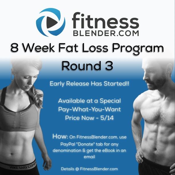 Fitness Blender on Twitter "8 Week Fat Loss Program Round 3 is here