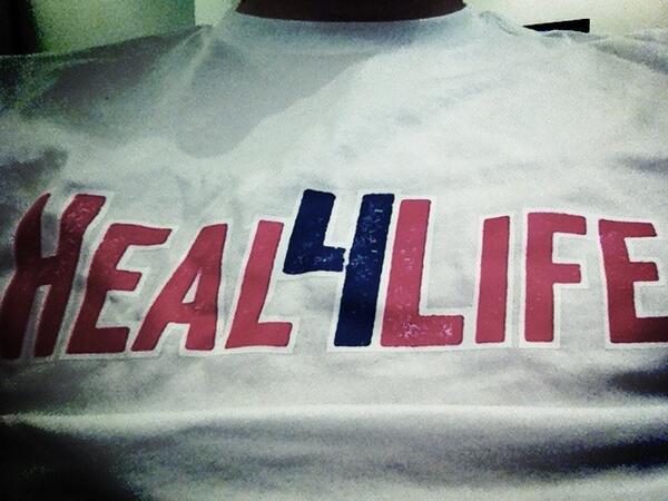 Thanks <a href="/h4lheal4life/">HEAL4life</a> for the new swag at the <a href="/Balls4Life2013/">Balls 4 Life</a> tournament!