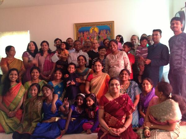 palani's tweet photo. First big gathering @ home Tamil New Year 2013 celebration http://t.co/VYF7vDIbDi