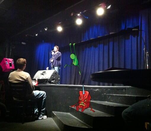 dolly__fartin's tweet image. Those edibles kicked in during @DougBenson &apos;s set last night. #420 #GatewayDoug