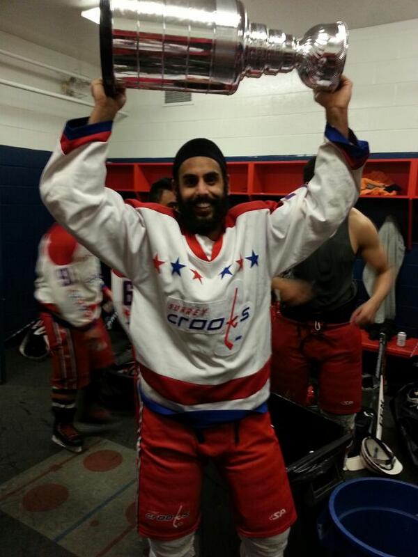 simran_79's tweet photo. Champs baby! Yeow! #crooksfranchise #becauseitsthecup http://t.co/ZsEhkAiN7K