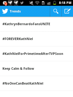 julencioofic's tweet photo. Loving the trending lists! :""> ~Kelly http://t.co/ORWif5jGyH
