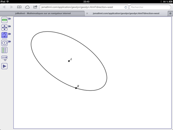 JsMathml's tweet image. Geodyn : amélioration des ellipses et arc d’éclipses : point sur des ellipses et arc d’éclipses
