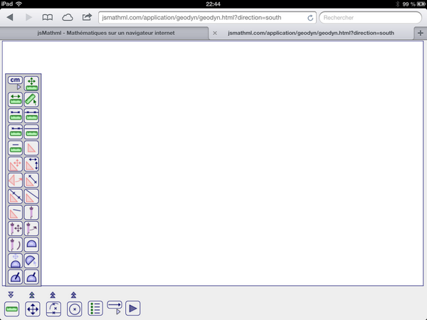 JsMathml's tweet image. Geodyn : outils/actions en bas