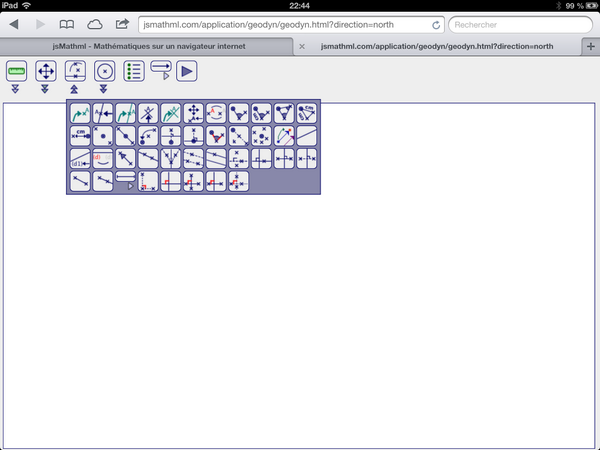 JsMathml's tweet image. Geodyn : actions/outils en haut
