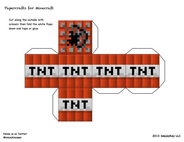 Check out this cool craft you can create from Paper Crafts for Minecraft on iOS! <a href="/seejaykayapps/">Seejaykay Gaming</a>