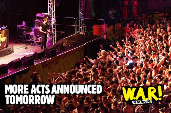 Tomorrow.... More acts announced for We Are Rockstars W.A.R! <a href="/mallorcarocks/">Mallorca Rocks</a> mallorcarocks.com