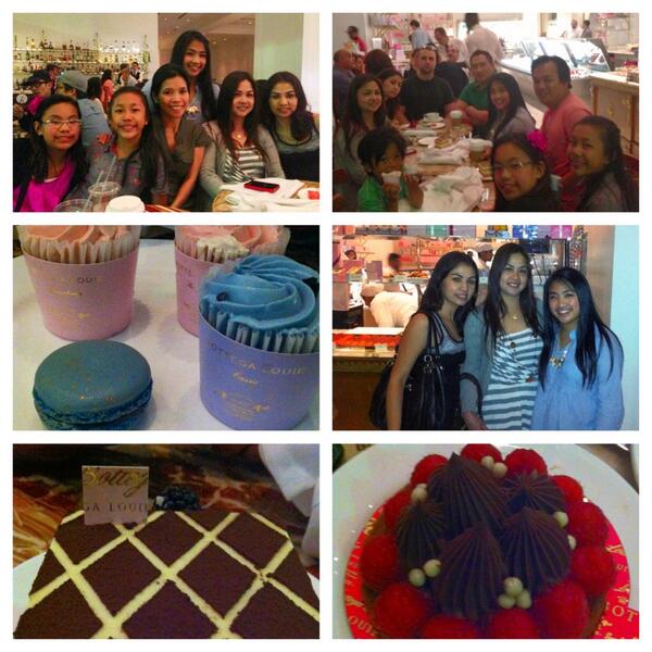 gorl's tweet photo. At Bottega Louie for dessert yum... http://t.co/Yq5hzVm9A3