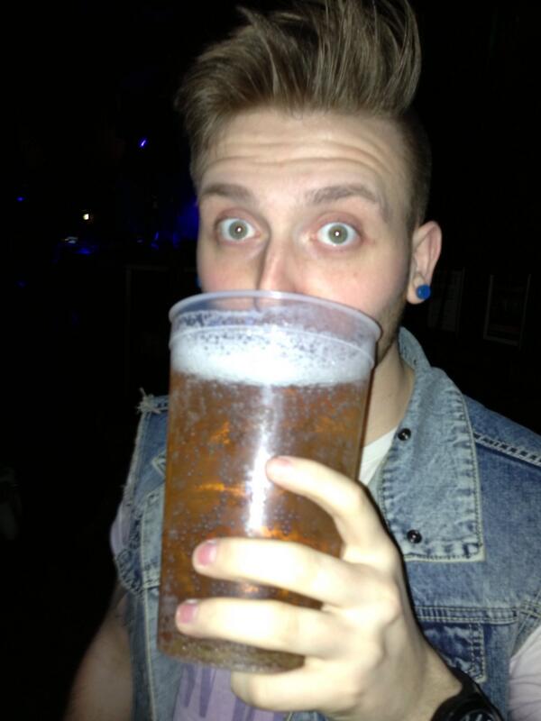 Check out my two pint glass #fun #rockcity