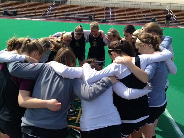 BCFieldHockey's tweet image. BCFH participated in a moment of silence at 2:50 in honor of the victims of the Marathon tragedy. #BostonStrong