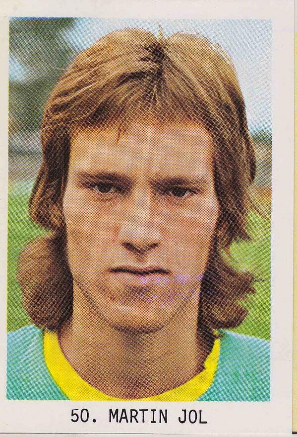 Photo Football Ancienne - Martin Jol Présentation équipe FC Den Haag 1987
