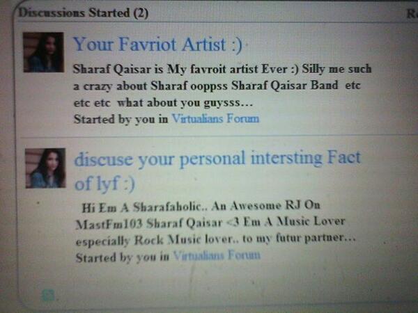ChocolatyGirl89's tweet photo. C how much m crazy about @sharafqaisar Thts my #VU discussion board #Vulms http://t.co/hJlOcRFW4P