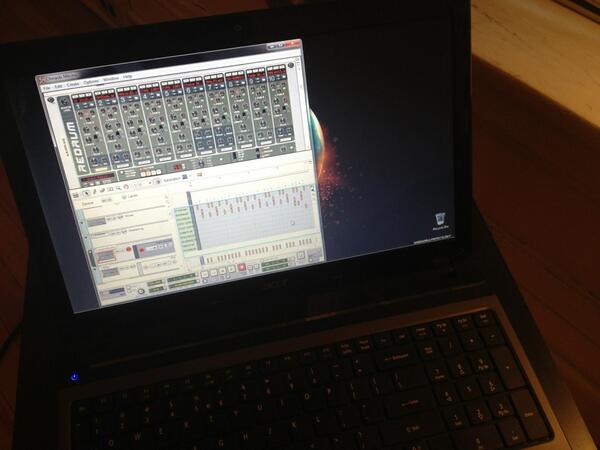 Our live drummer
 #machines