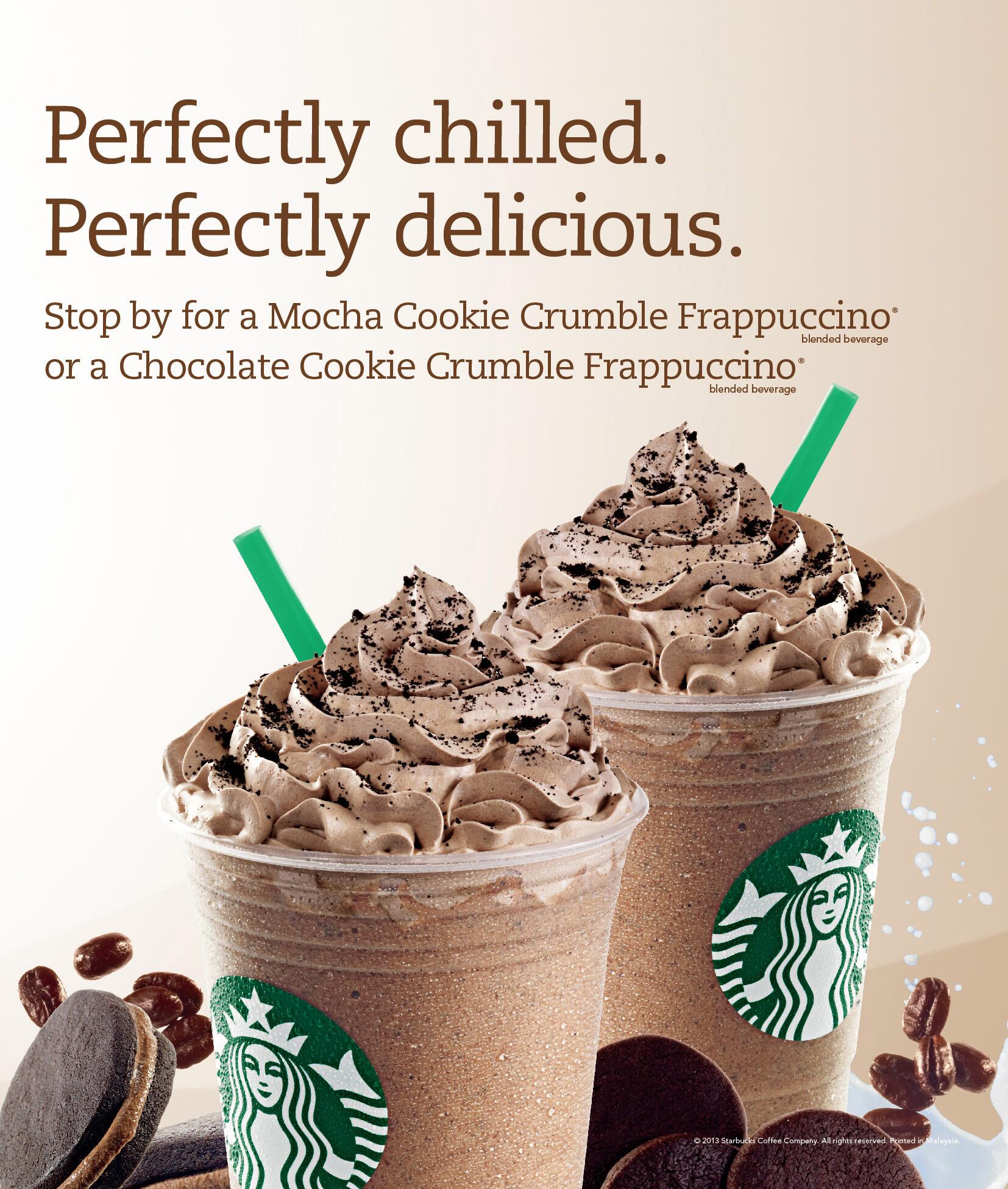 Cookie crumble frappuccino starbucks deals