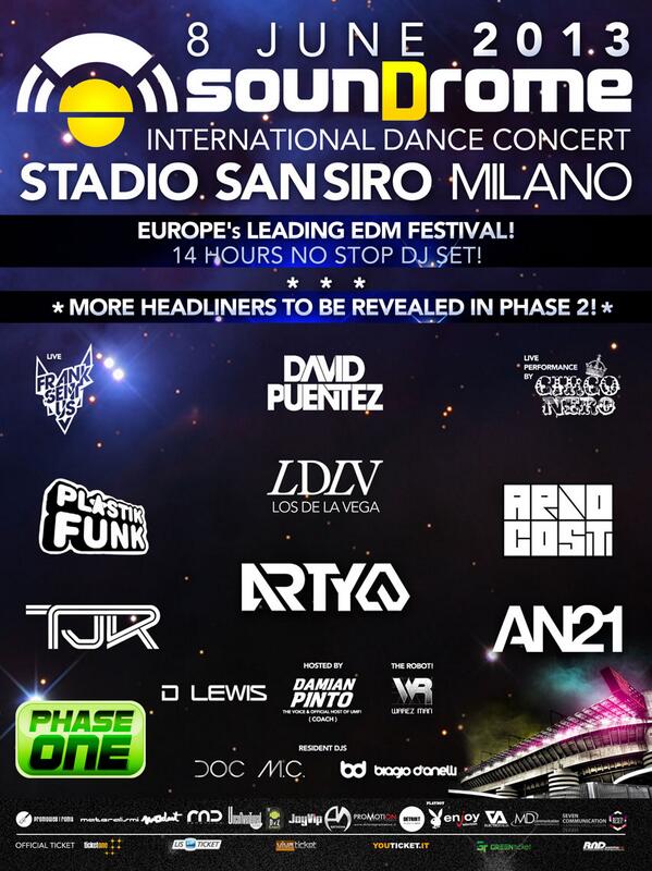 EDM_Eventi's tweet photo. :: sounDrome 2013 > PHASE 1! :: http://t.co/R6UjNmr8O0