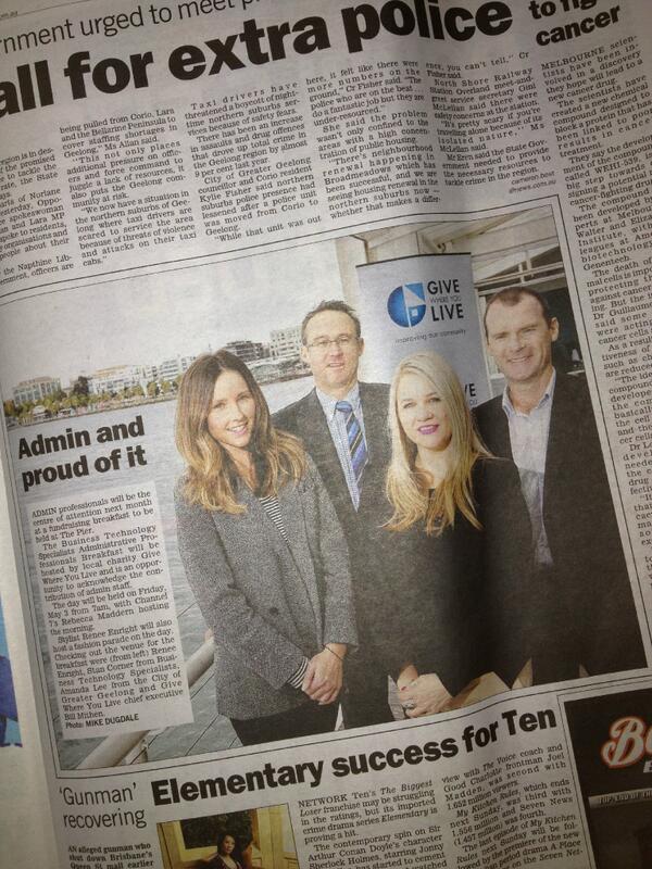 “<a href="/GiveGeelong/">Give Where You Live Foundation</a>: thx <a href="/geelongaddy/">Geelong Advertiser</a>  <a href="/GiveGeelong/">Give Where You Live Foundation</a> <a href="/renee_enright/">Rene'e Enright</a> bit.ly/ZONIZi ” who wants b'fast? Come along!