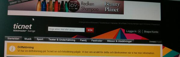 SebHansson's tweet image. Den var ju ny.... #ticnet levererar som vanligt. #sopor