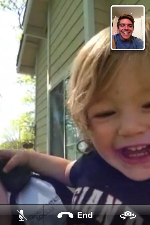 ParkerAbs's tweet photo. No better feeling than skyping this little one http://t.co/vGrNQI0euH