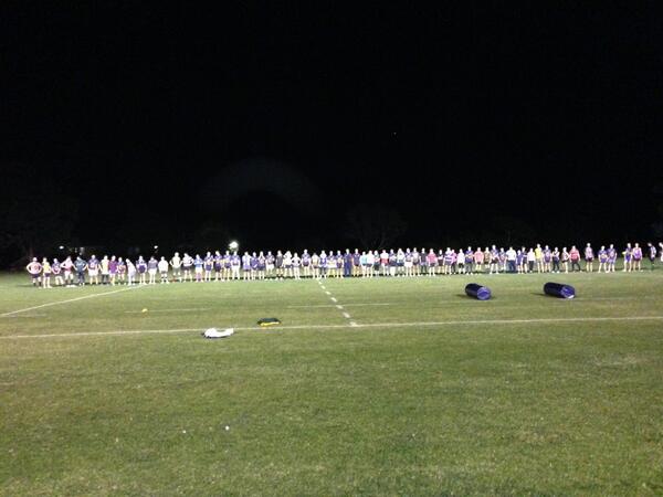 Great session tonight at Beres Ellwood Oval. Plenty of numbers with the students back! #Aggies2013